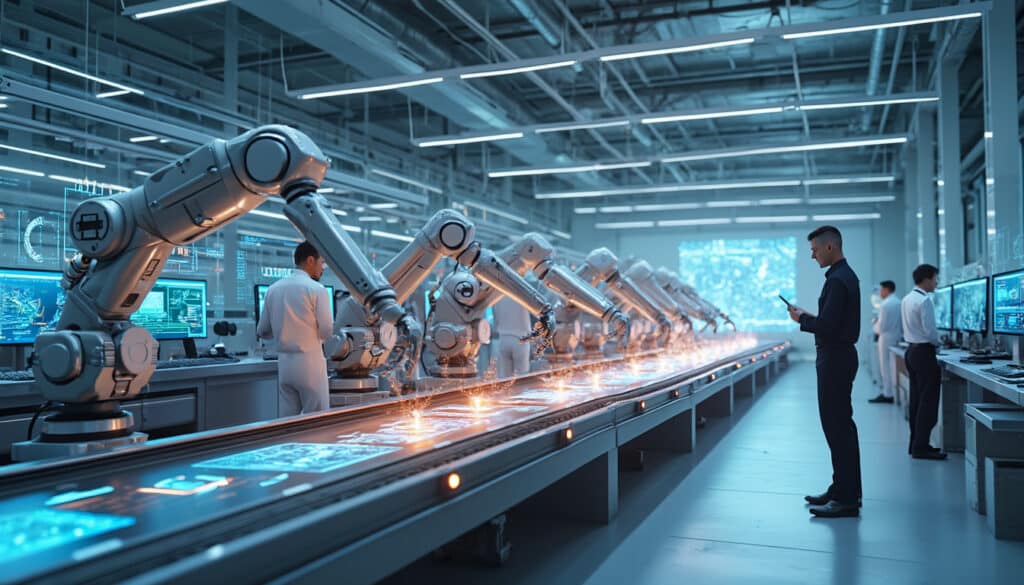 découvrez comment l'industrie 4.0 révolutionne le secteur manufacturier grâce à l'intelligence artificielle et à l'automatisation. explorez les impacts significatifs sur la production moderne et les opportunités qu'elle offre pour un avenir plus efficace et innovant.