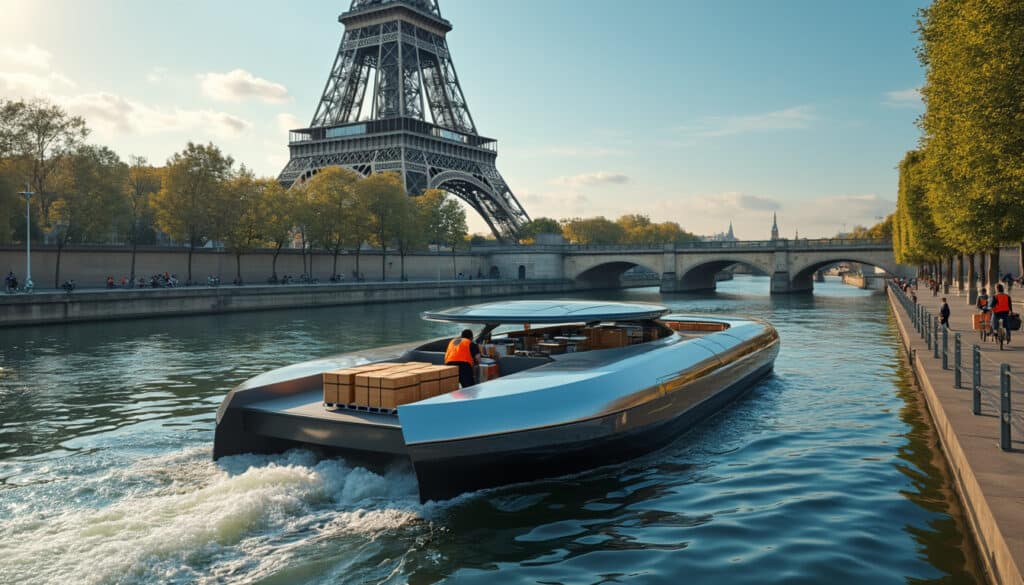 découvrez la première péniche en france propulsée à hydrogène, une innovation qui révolutionne les livraisons en ile-de-france. alliez écologie et efficacité avec cette nouvelle solution de transport fluvial durable.